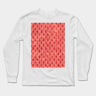 RED Christmas Trees Long Sleeve T-Shirt